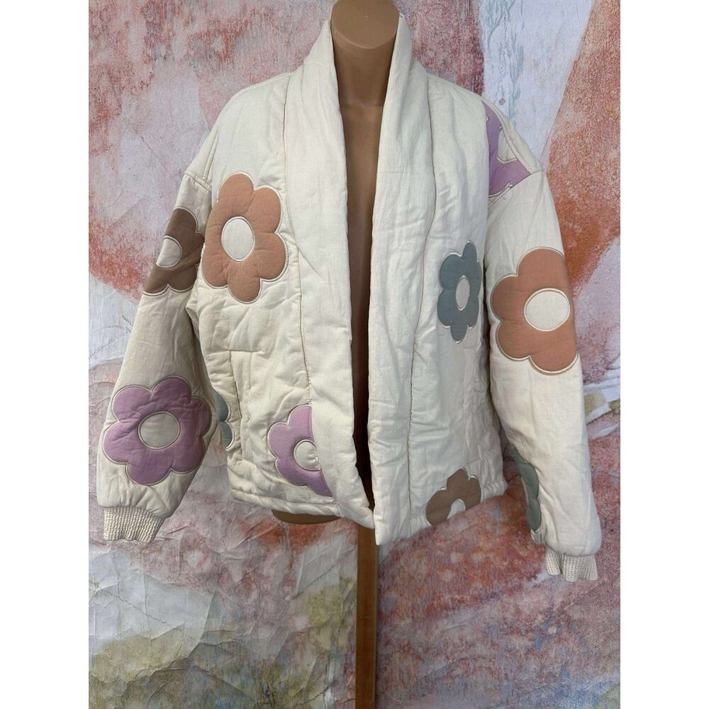 Free People Blank NYC Flower Bath Jacket - Picture 6 of 9